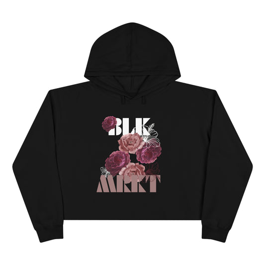 BLK MRKT Rose Crop Hoodie