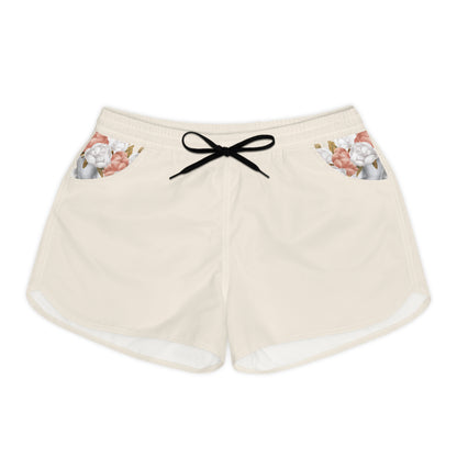 BLK MRKT Flower Face Natural Women's Casual Shorts