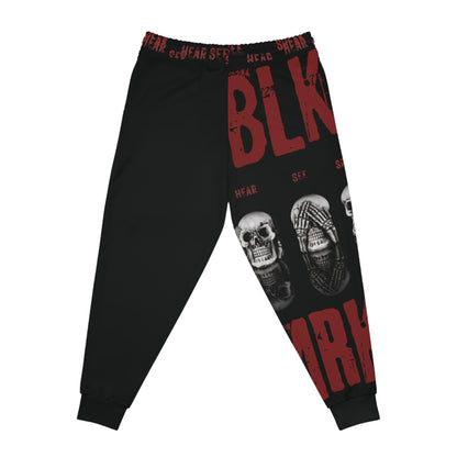 BLK MRKT See No Evil Black Athletic Joggers