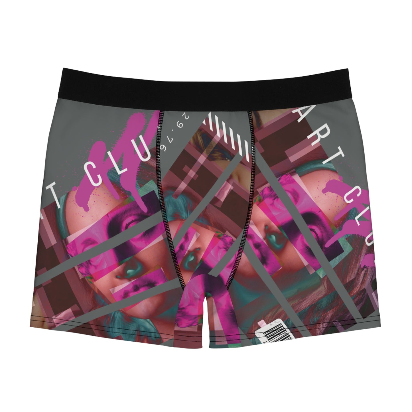 Art Club 3 Stripes Gray Boxer Briefs