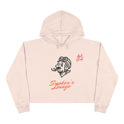 Art Club Smoker's Lounge Crop Hoodie