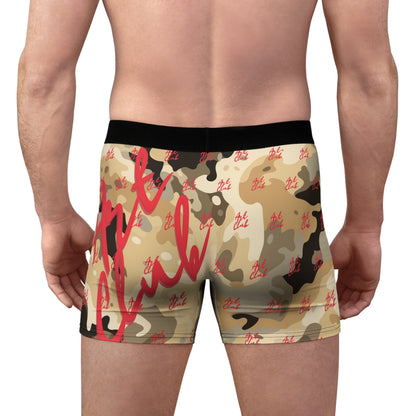 Art Club Desert Camo Red Logo Boxer Briefs