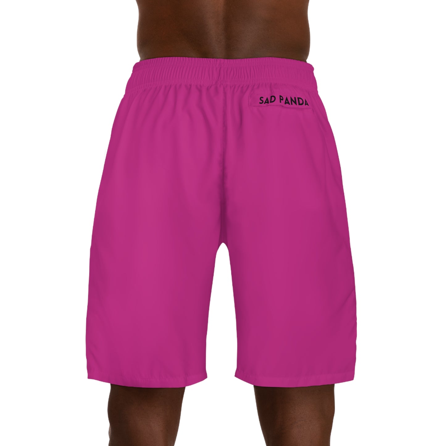 Sad Panda Pink Jogger Shorts