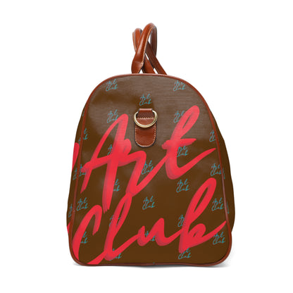 Art Club Monogram Brown Waterproof Travel Bag