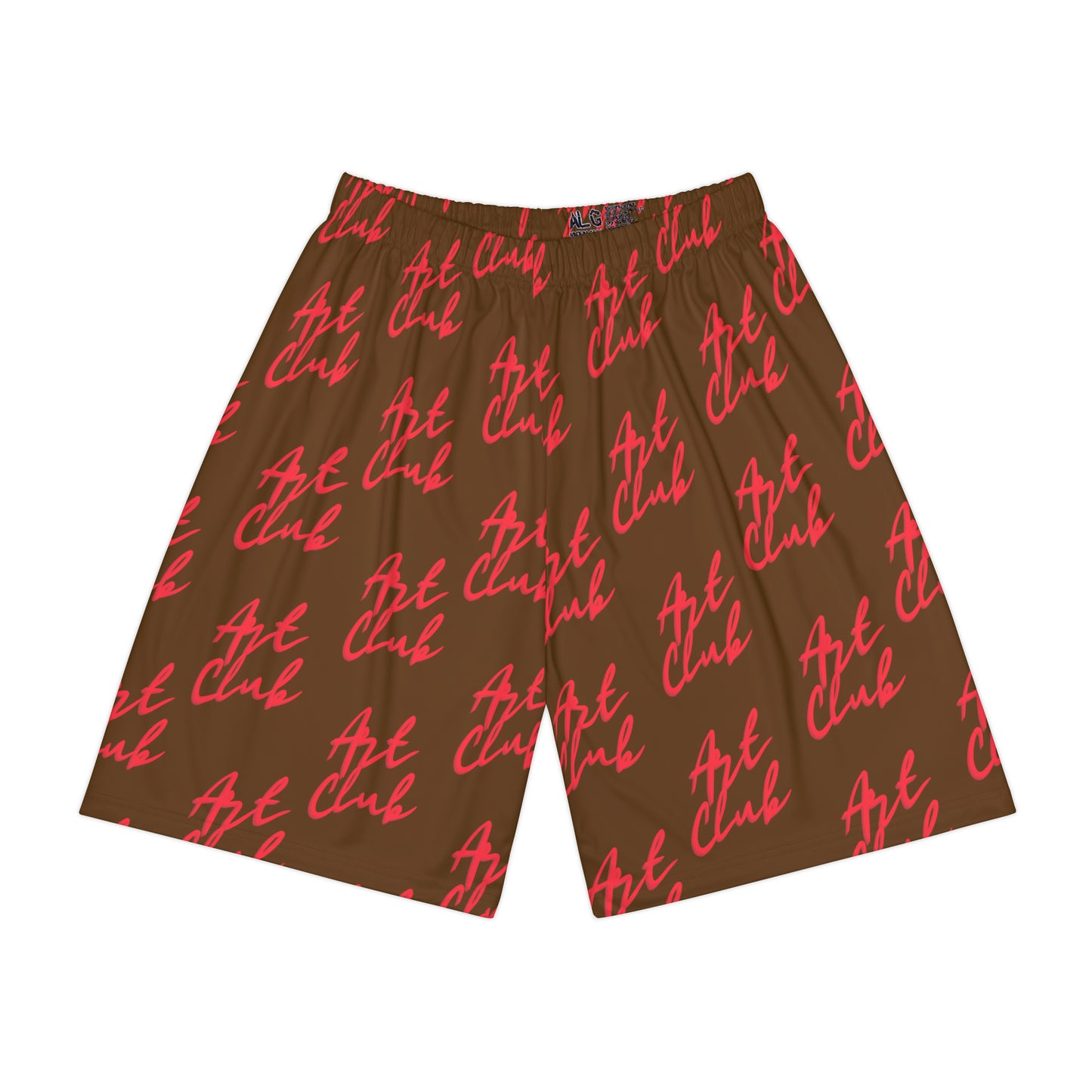 Art Club Red Logo Brown Shorts