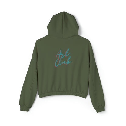 Art Club Jazz Lady Women's Cinched Hoodie