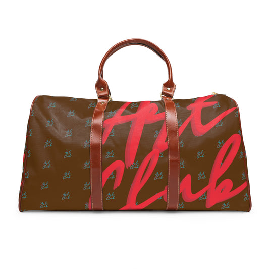 Art Club Monogram Brown Waterproof Travel Bag