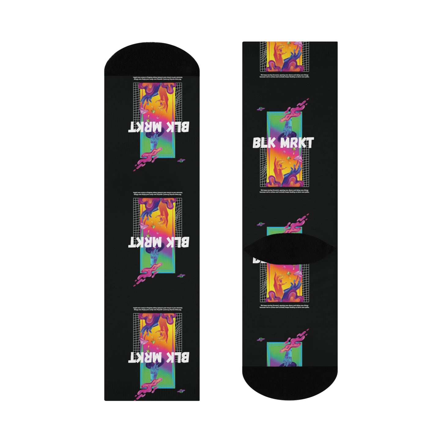 BLK MRKT Psychedelic Socks