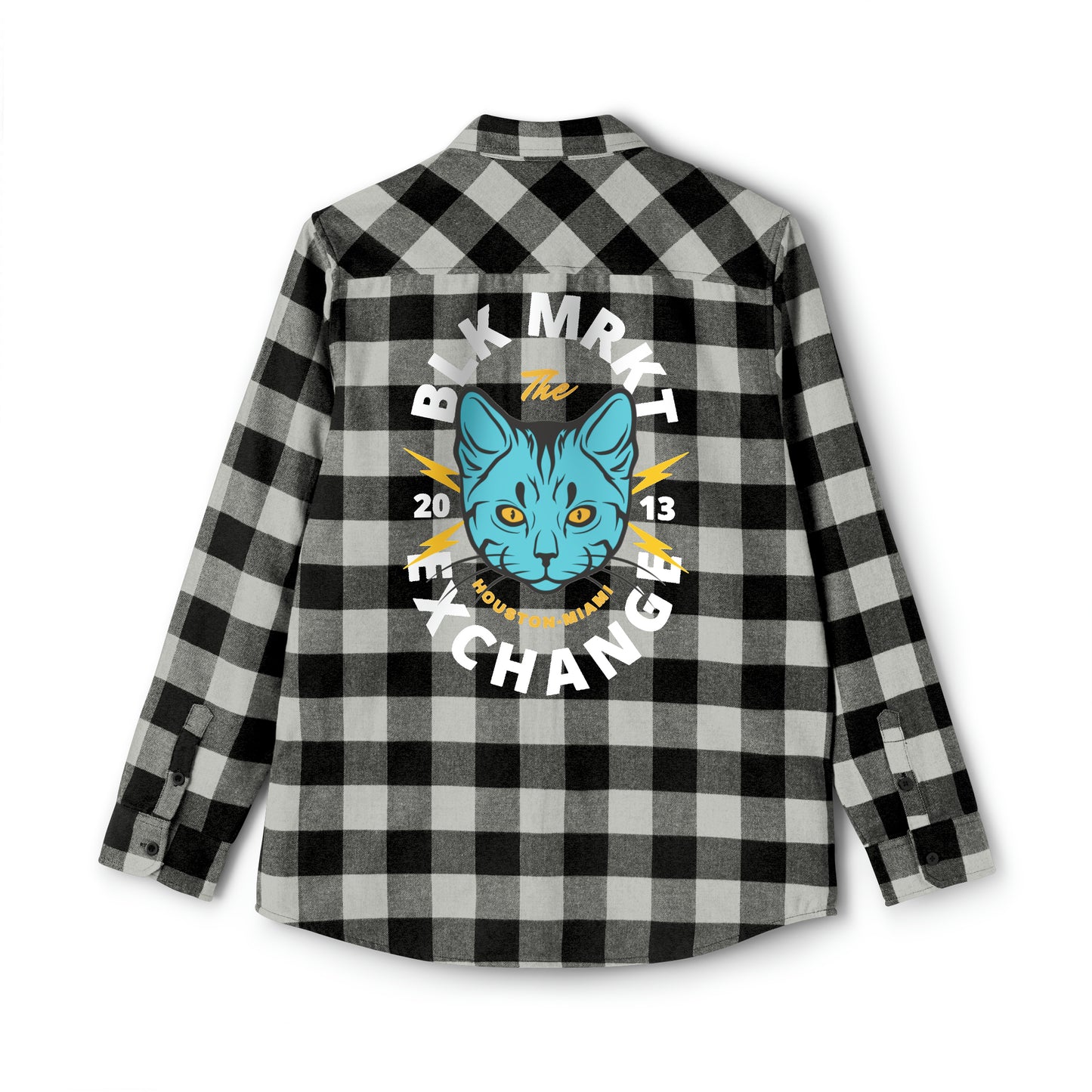 BLK MRKT Thunder Kat Unisex Flannel Shirt