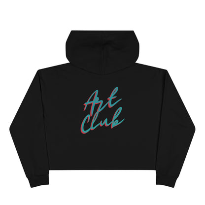 Art Club 3 Stripes Crop Hoodie