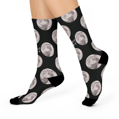 Night Shift Full Moon Monogram Socks