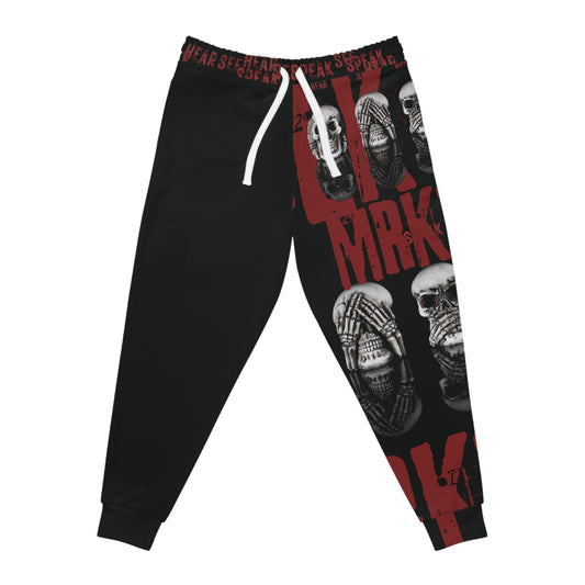 BLK MRKT See No Evil Black Athletic Joggers