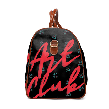 Art Club Monogram Black Waterproof Travel Bag