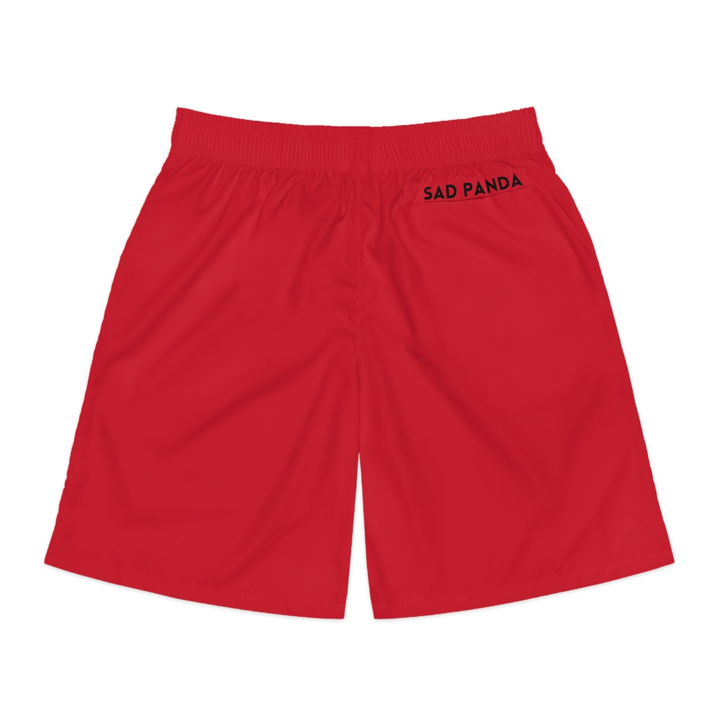 Sad Panda Red Jogger Shorts