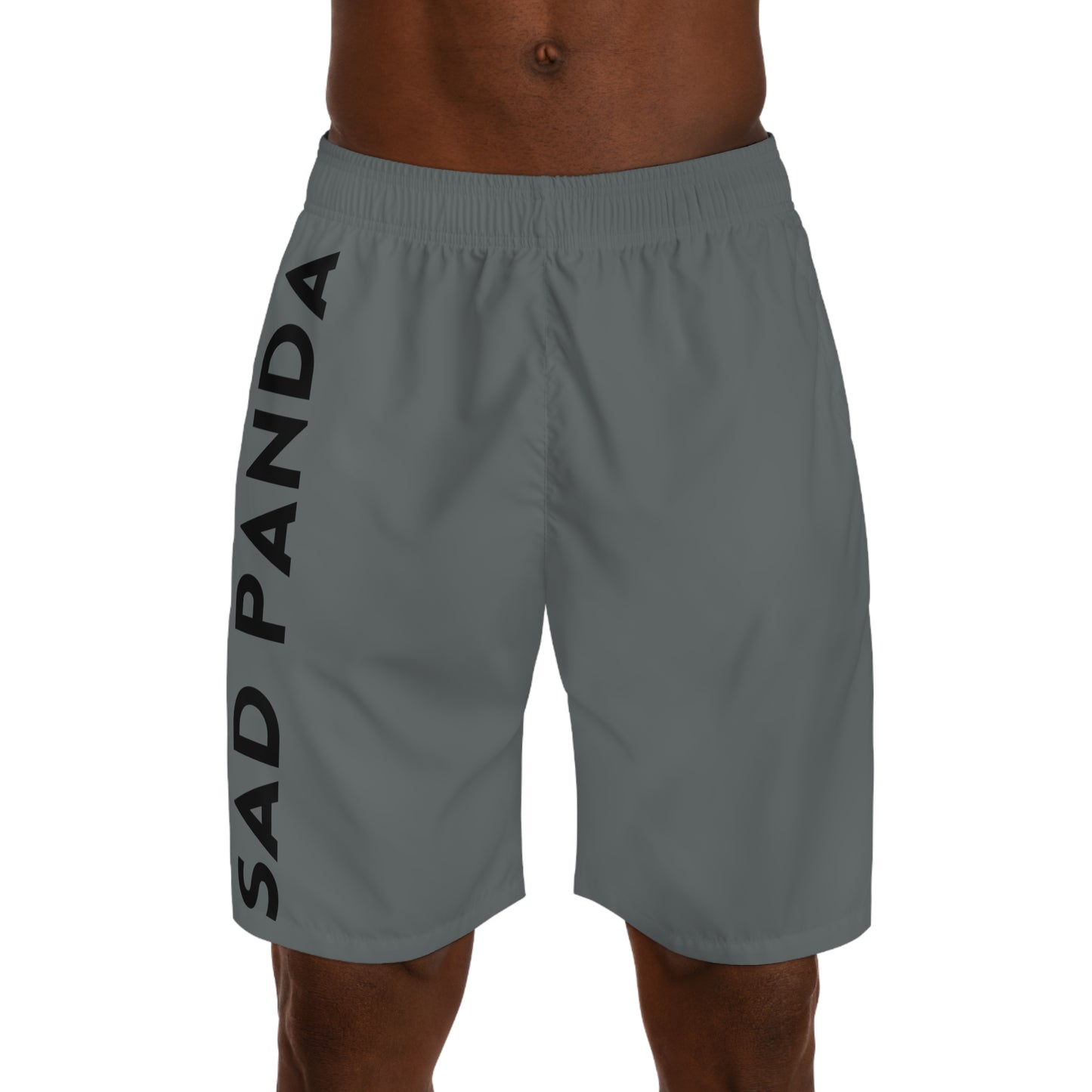 Sad Panda Gray Jogger Shorts