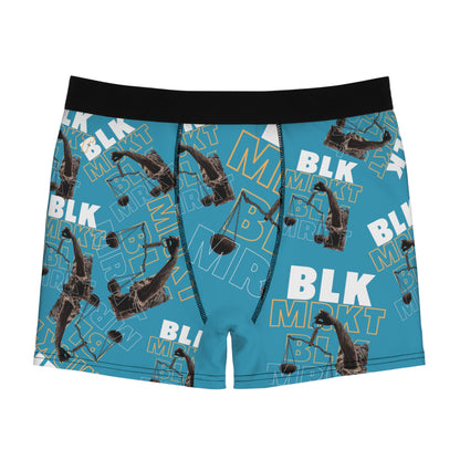 BLK MRKT Greek Scales Turquoise Boxer Briefs