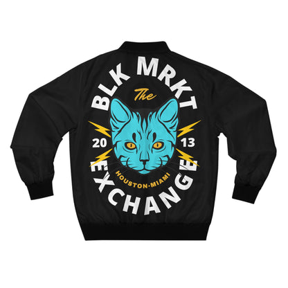 BLK MRKT Thunder Kat Black Bomber Jacket