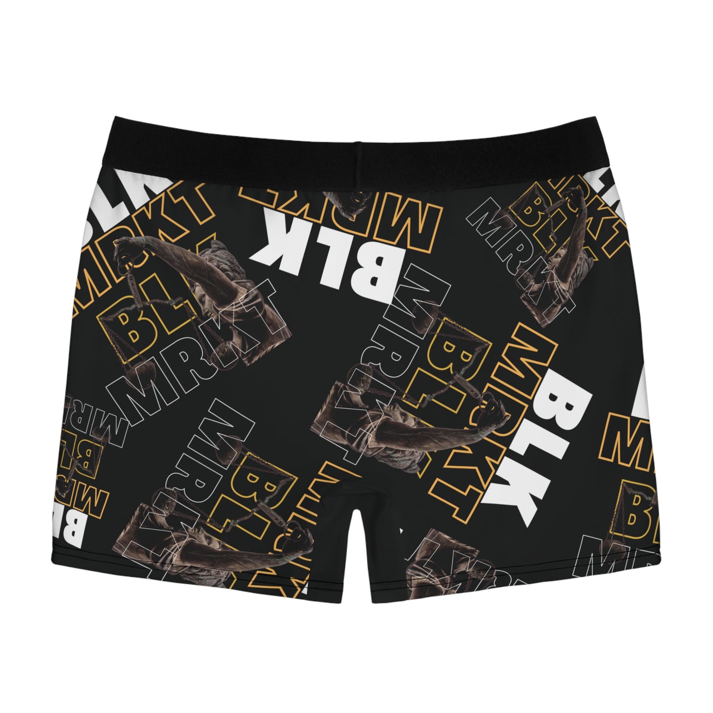 BLK MRKT Greek Scales Black Boxer Briefs