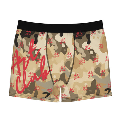 Art Club Desert Camo Red Logo Boxer Briefs