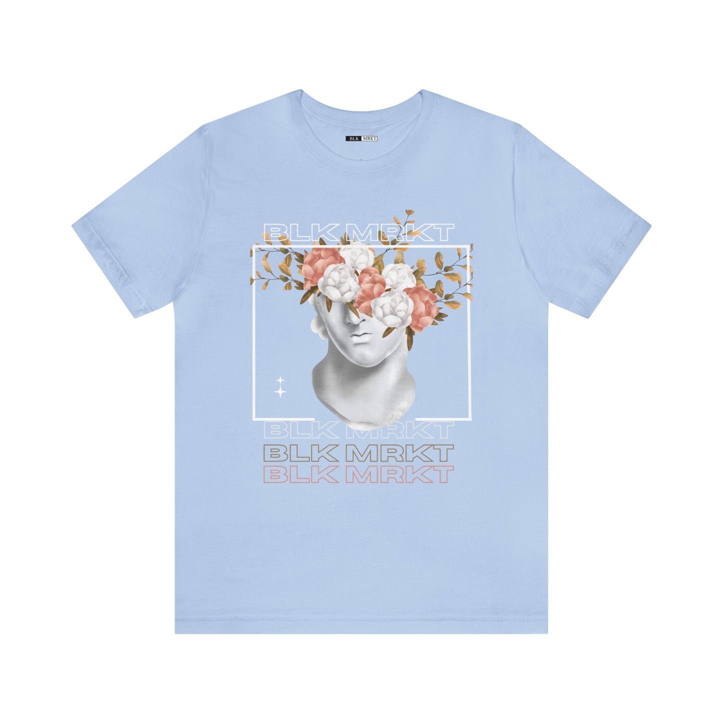 BLK MRKT Flower Face Tee