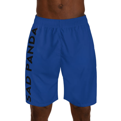 Sad Panda Blue Jogger Shorts