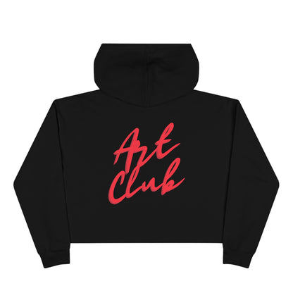 Art Club Smoker's Lounge Crop Hoodie