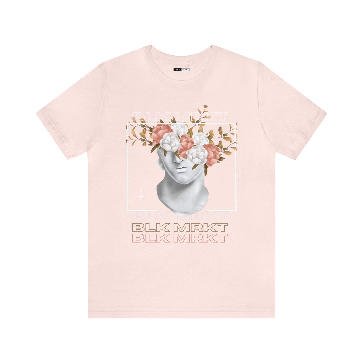 BLK MRKT Flower Face Tee