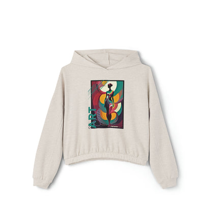 Art Club Jazz Lady Women's Cinched Hoodie