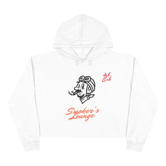 Art Club Smoker's Lounge Crop Hoodie