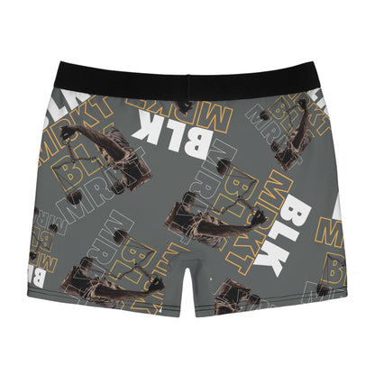 BLK MRKT Greek Scales Gray Boxer Briefs