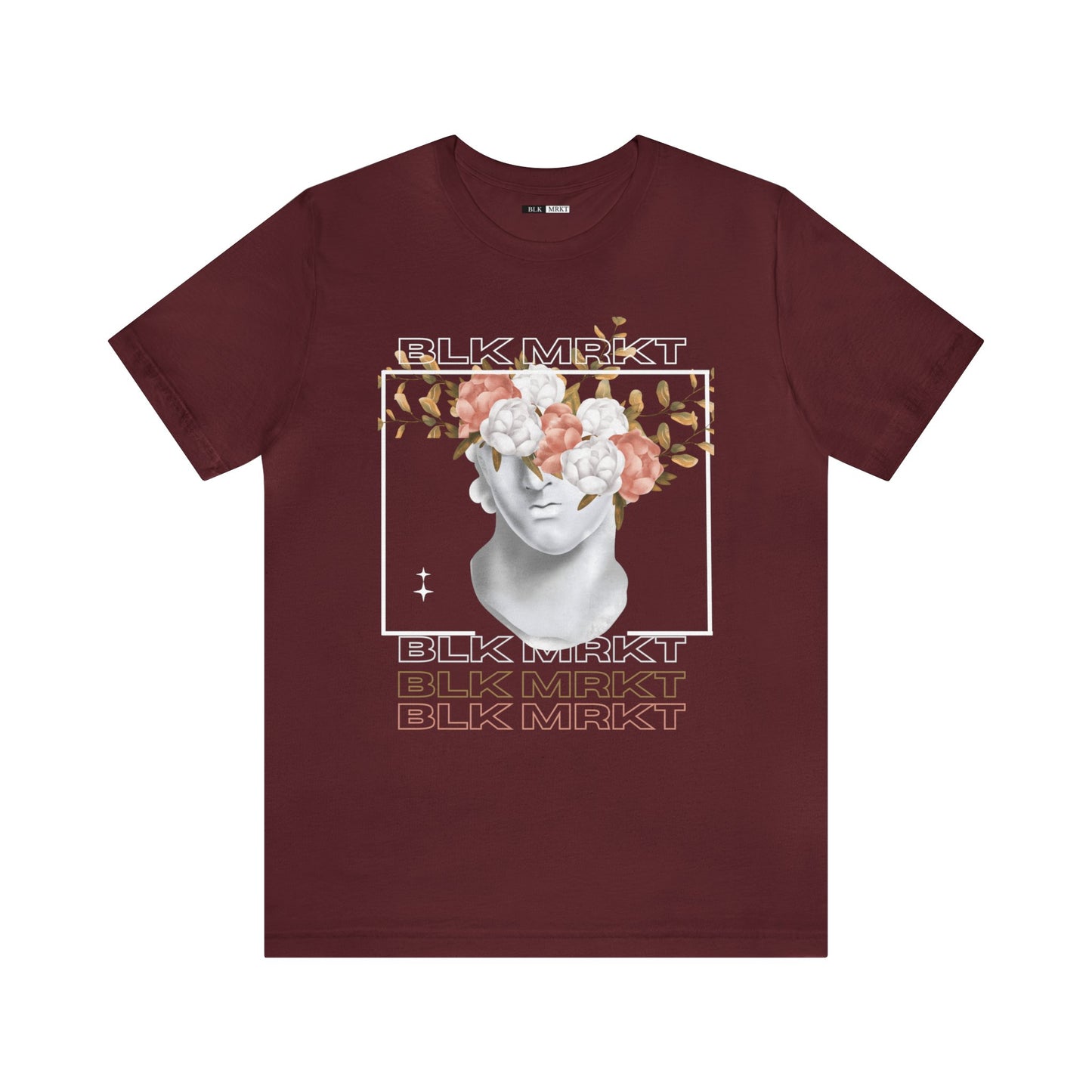 BLK MRKT Flower Face Tee