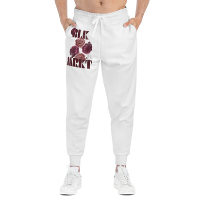 BLK MRKT Rose White Athletic Joggers