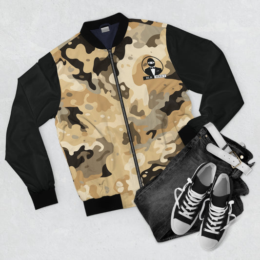 BLK MRKT Desert Camo Bomber Jacket