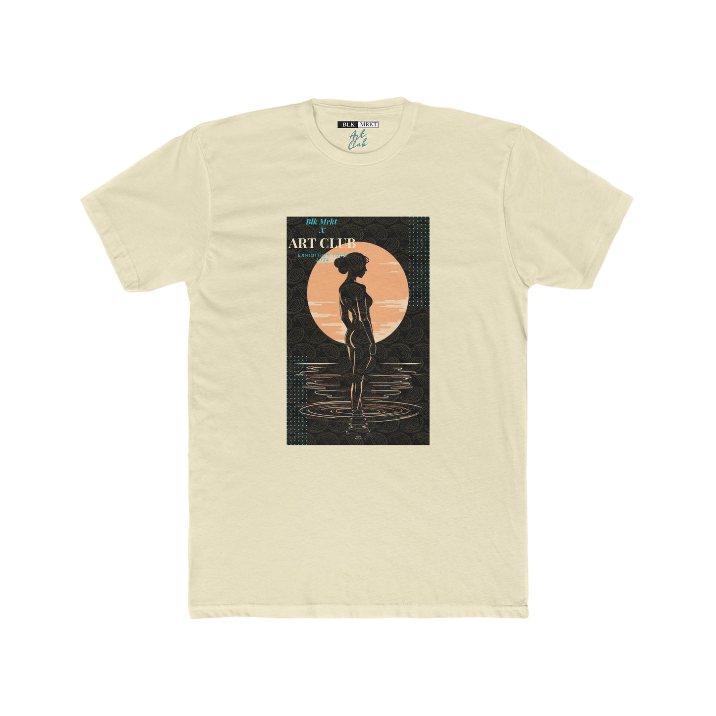 Art Club Moonlight Teal Tee