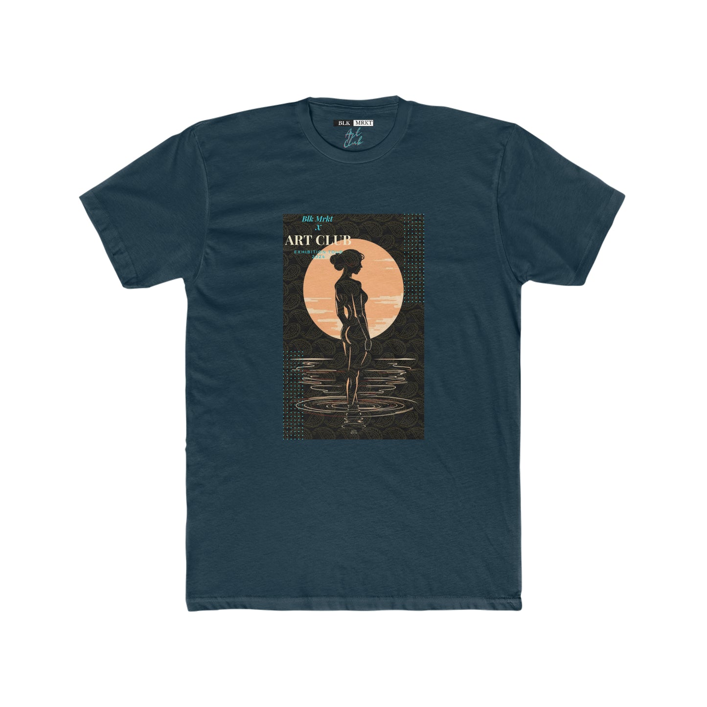 Art Club Moonlight Teal Tee