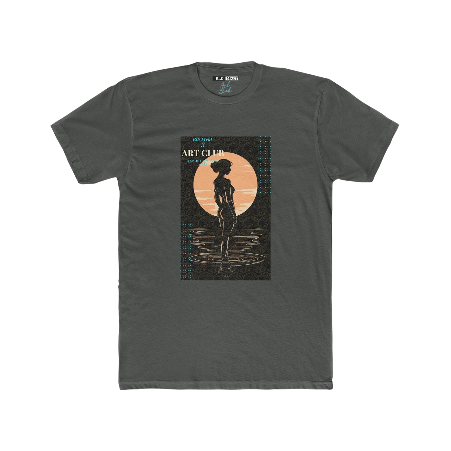 Art Club Moonlight Teal Tee