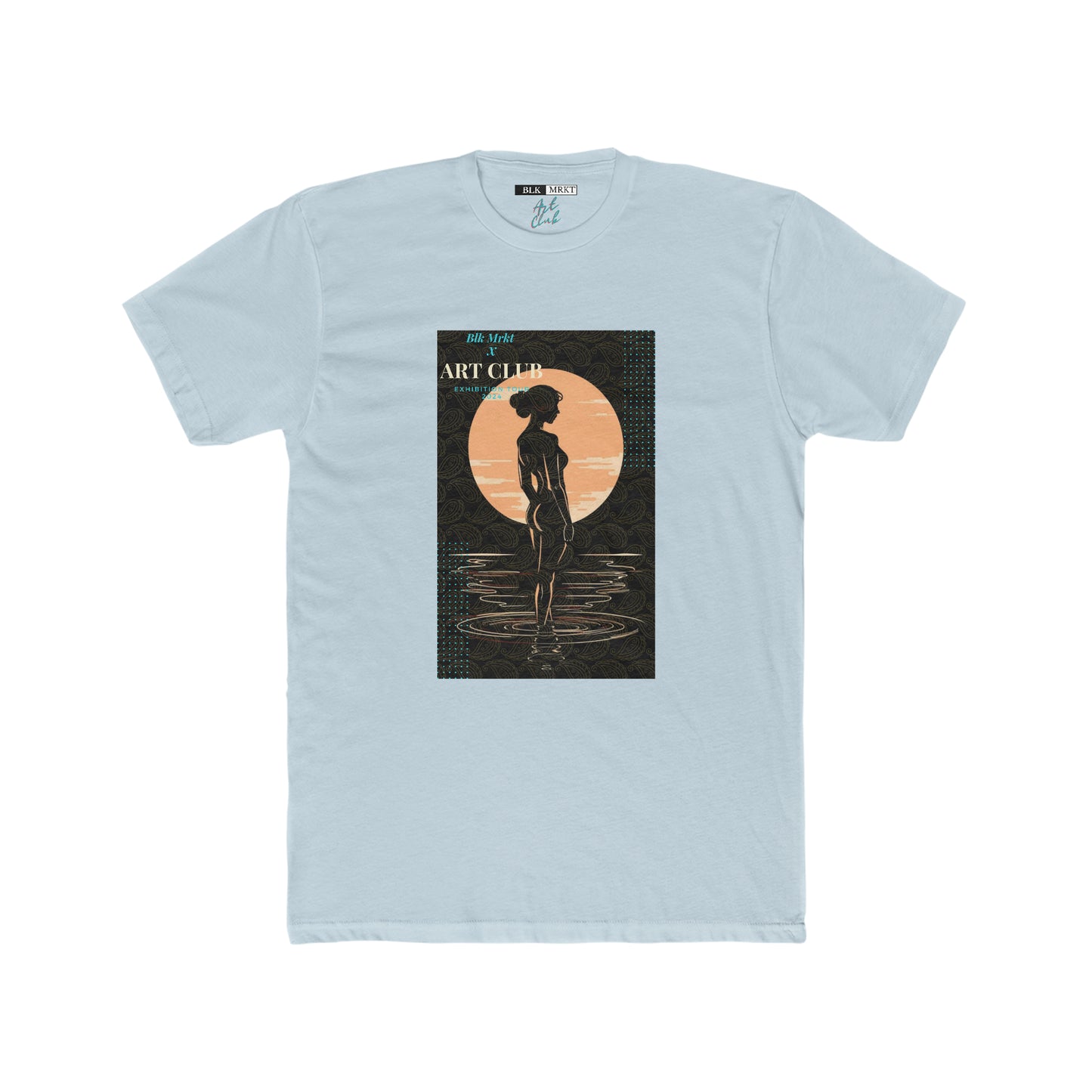 Art Club Moonlight Teal Tee