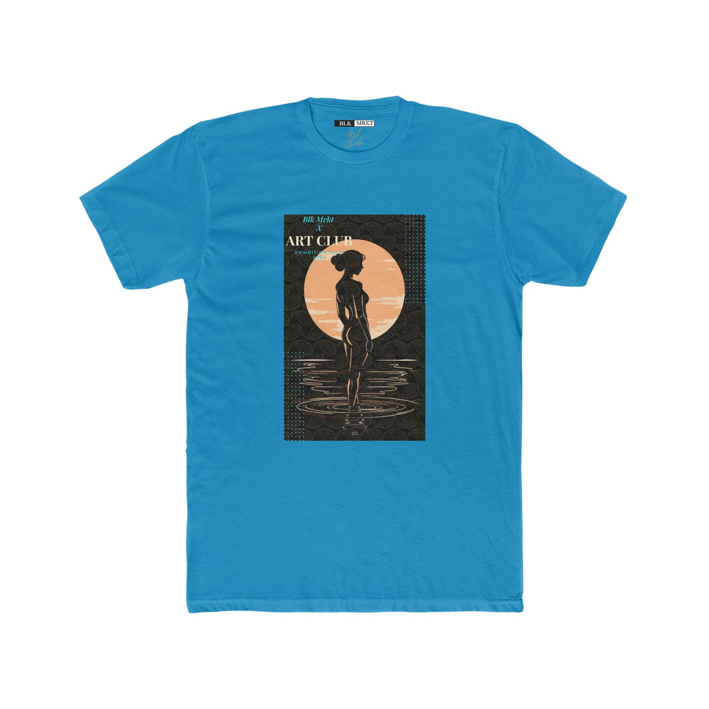 Art Club Moonlight Teal Tee