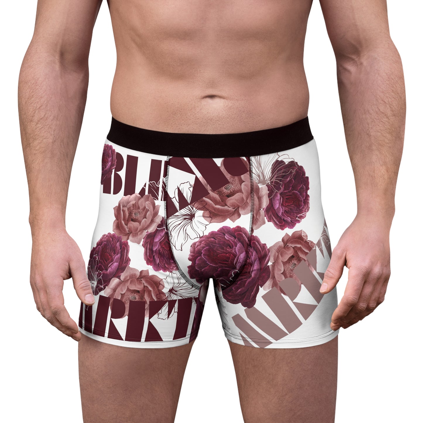 BLK MRKT Rose White Boxer Briefs