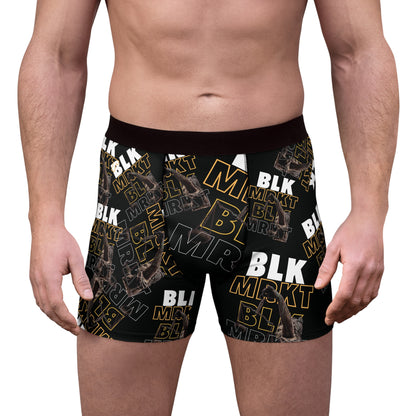 BLK MRKT Greek Scales Black Boxer Briefs