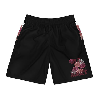 BLK MRKT Rose Black Jogger Shorts