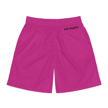 Sad Panda Pink Jogger Shorts