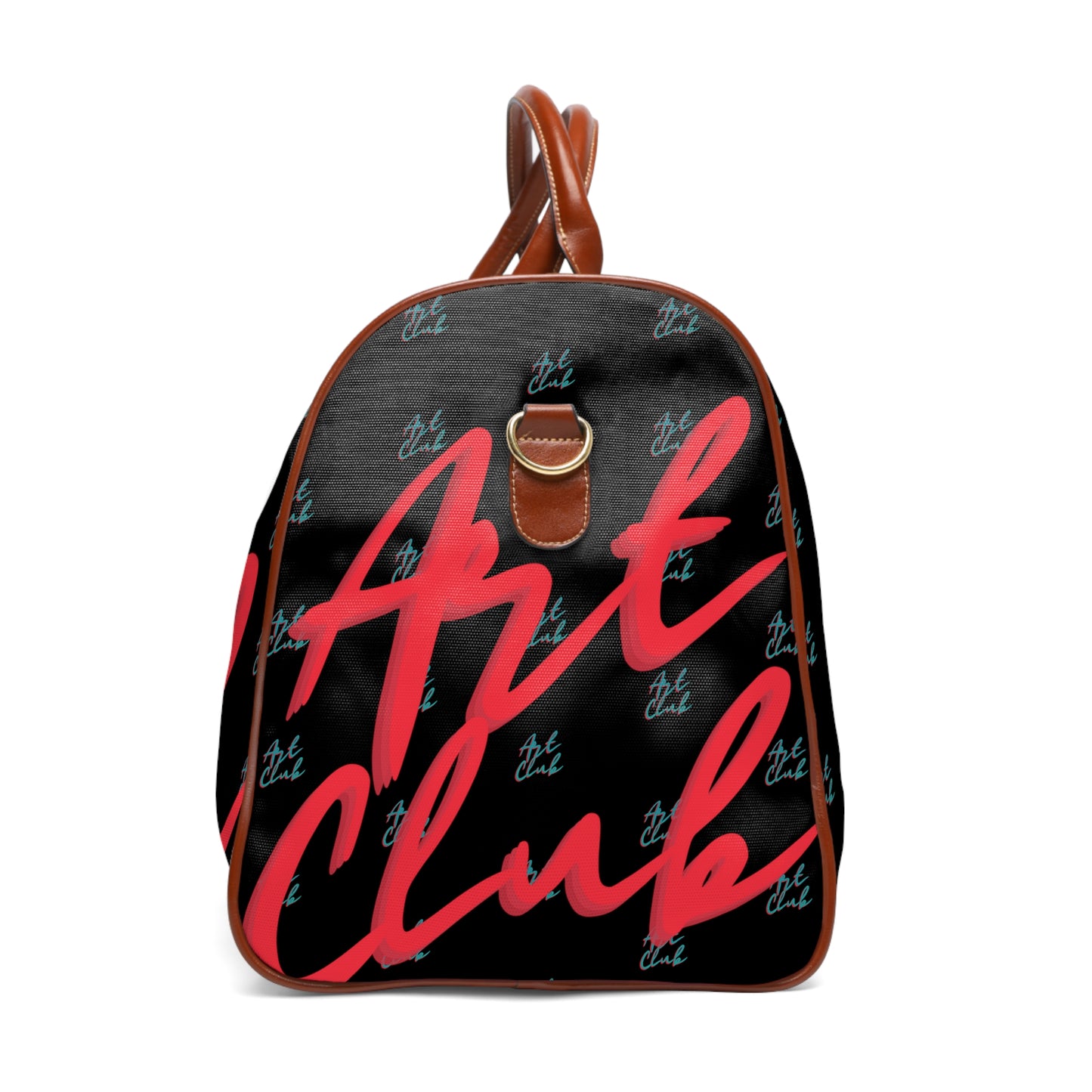 Art Club Monogram Black Waterproof Travel Bag