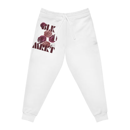 BLK MRKT Rose White Athletic Joggers