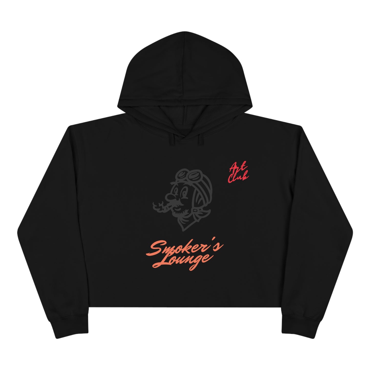 Art Club Smoker's Lounge Crop Hoodie