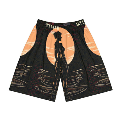 Art Club Moonlight Maroon Shorts