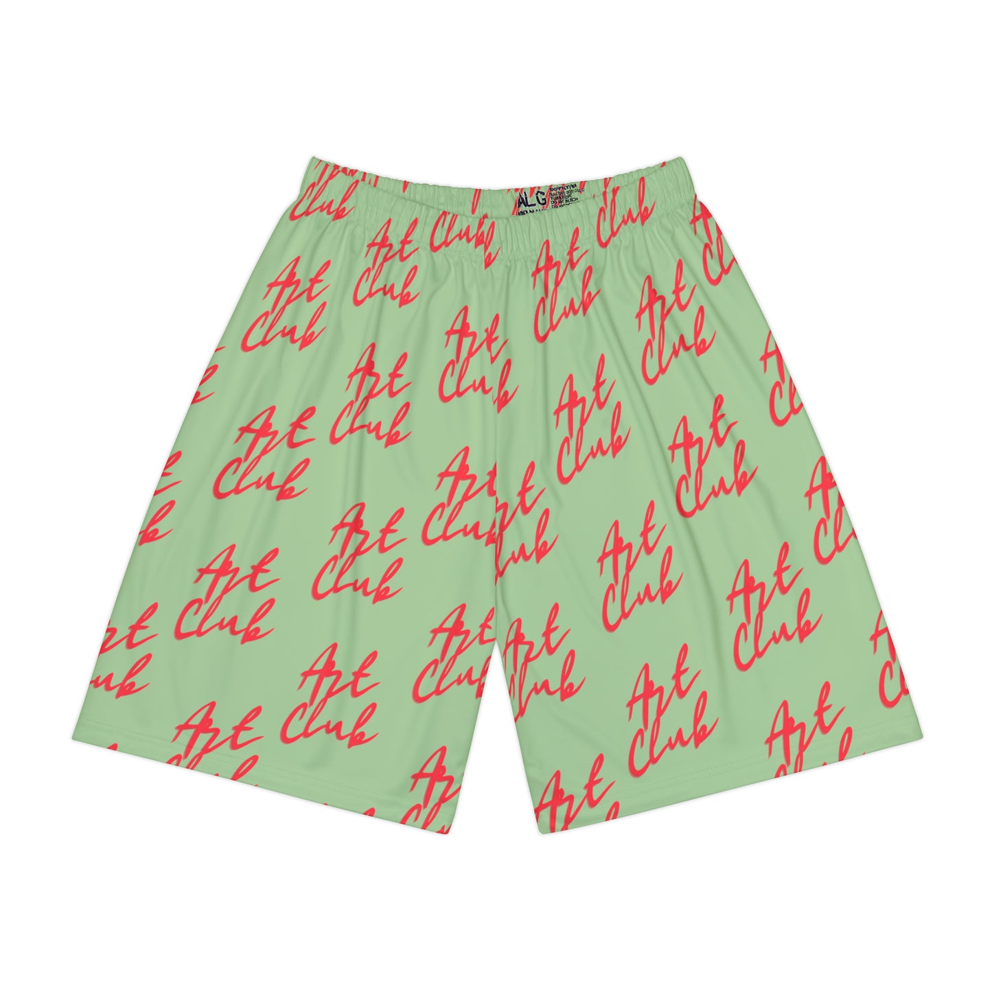 Art Club Red Logo Blush Green Shorts