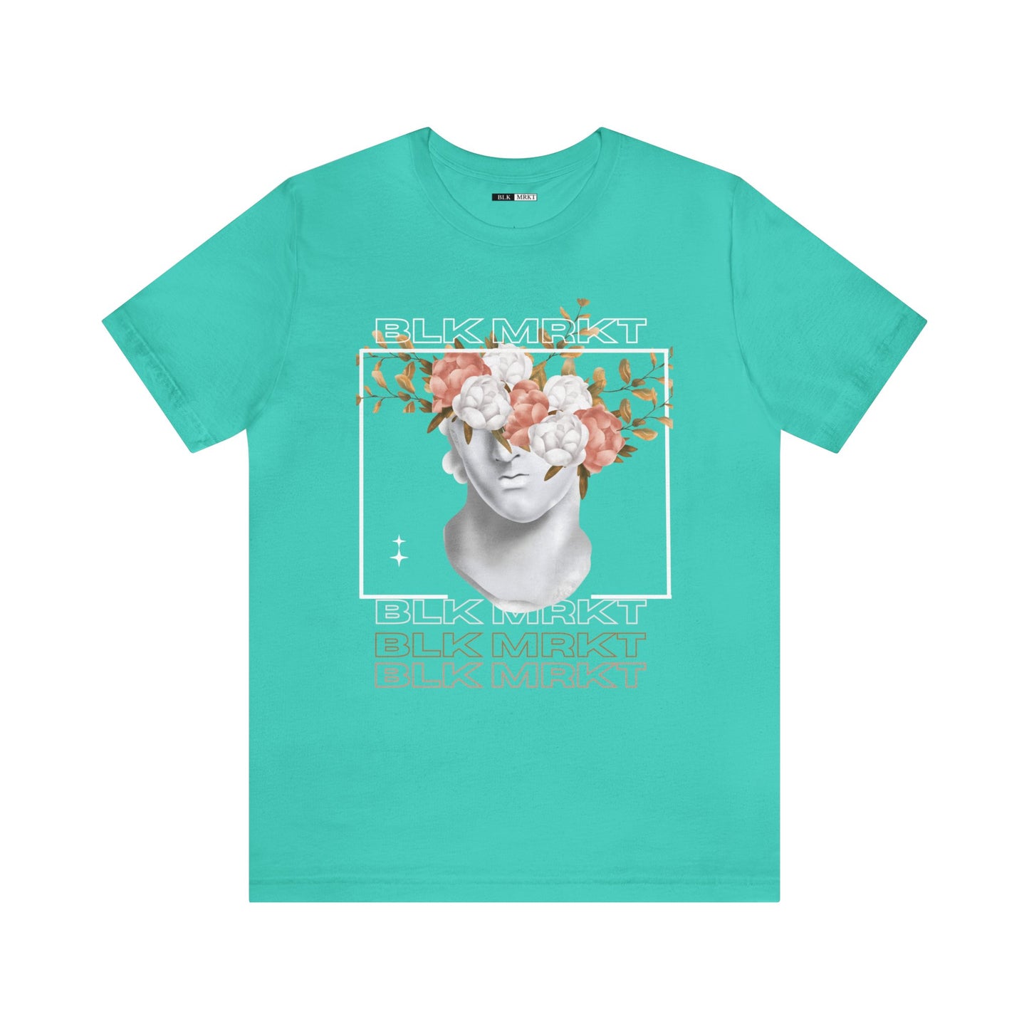 BLK MRKT Flower Face Tee