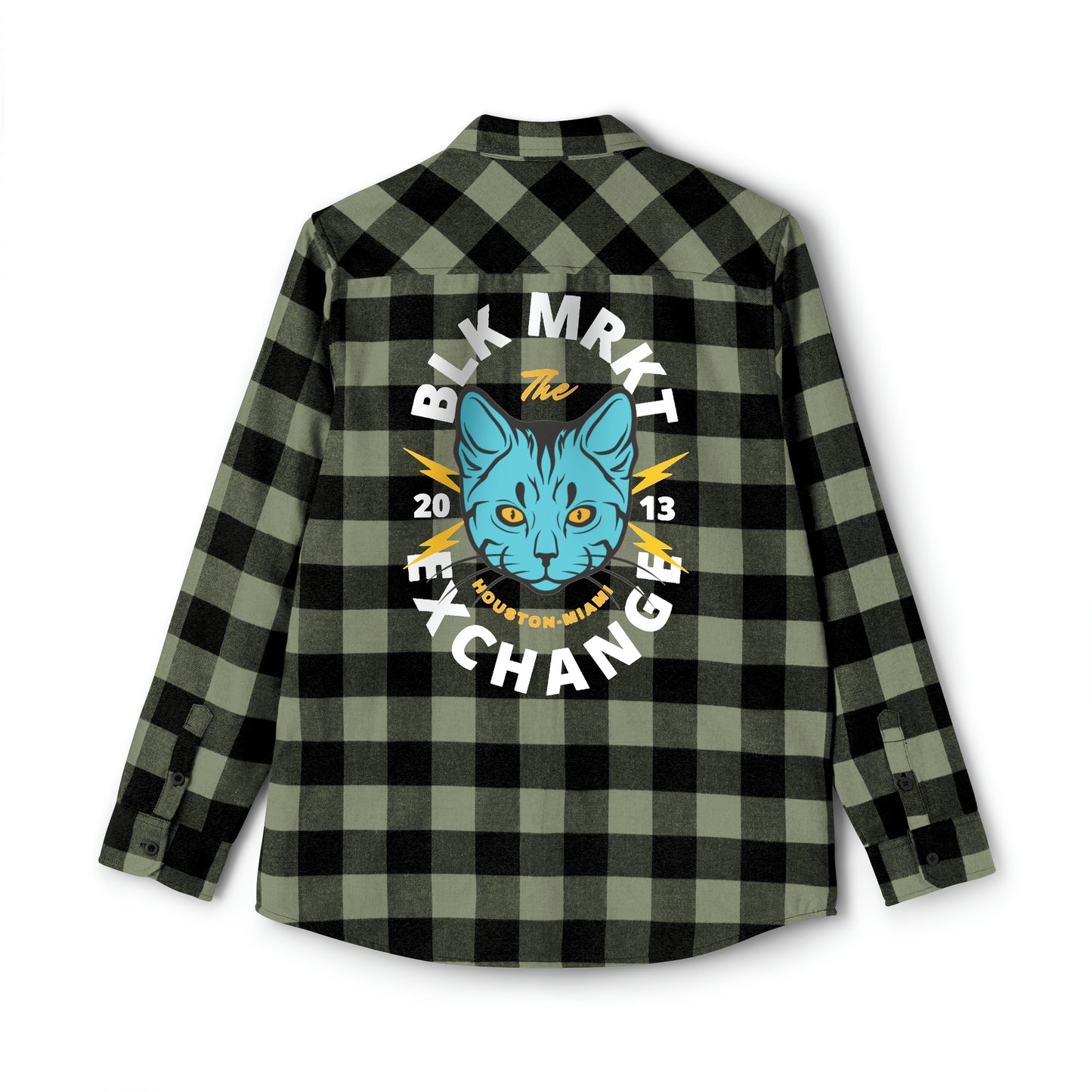 BLK MRKT Thunder Kat Unisex Flannel Shirt