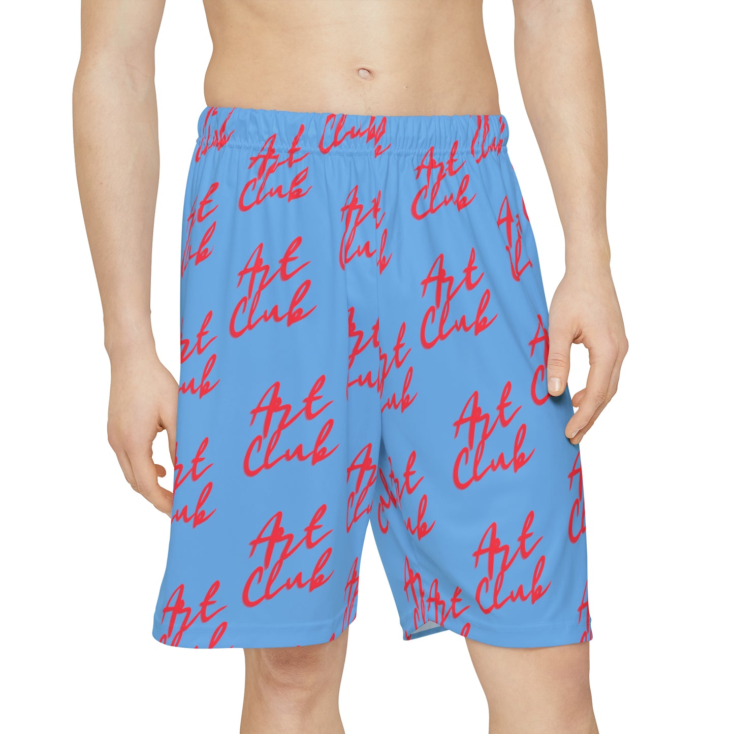 Art Club Red Logo Powder Blue Shorts